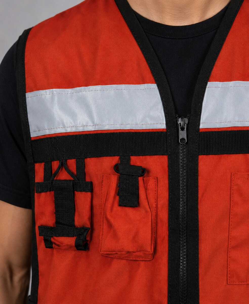Chaleco de seguridad para construcción