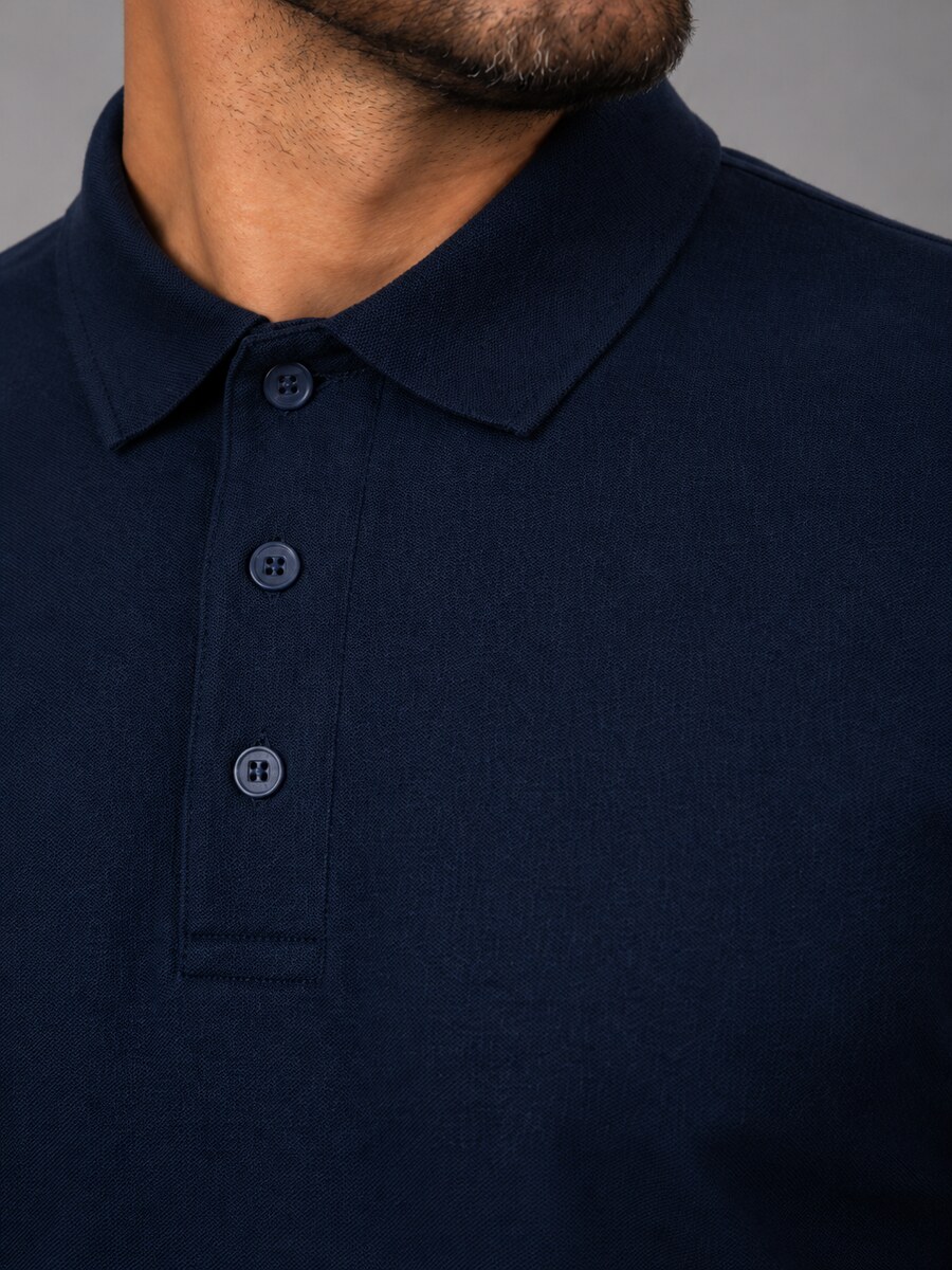Playera tipo polo piqué corporativa